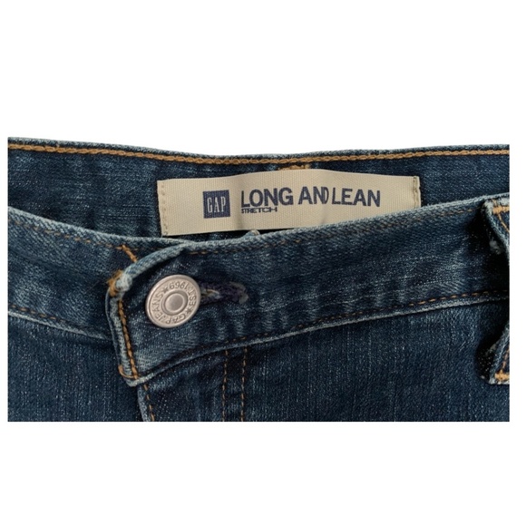 Vintage GAP Women's Jeans Inseam 32" Long and Lean Y2K Denim Jeans - Picture 3 of 6